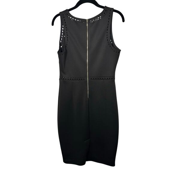 Guess Los Angeles Black Cutout Accent Sleeveless Midi Dress Women's 10 - Picture 2 of 9